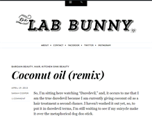 Tablet Screenshot of labbunny.com